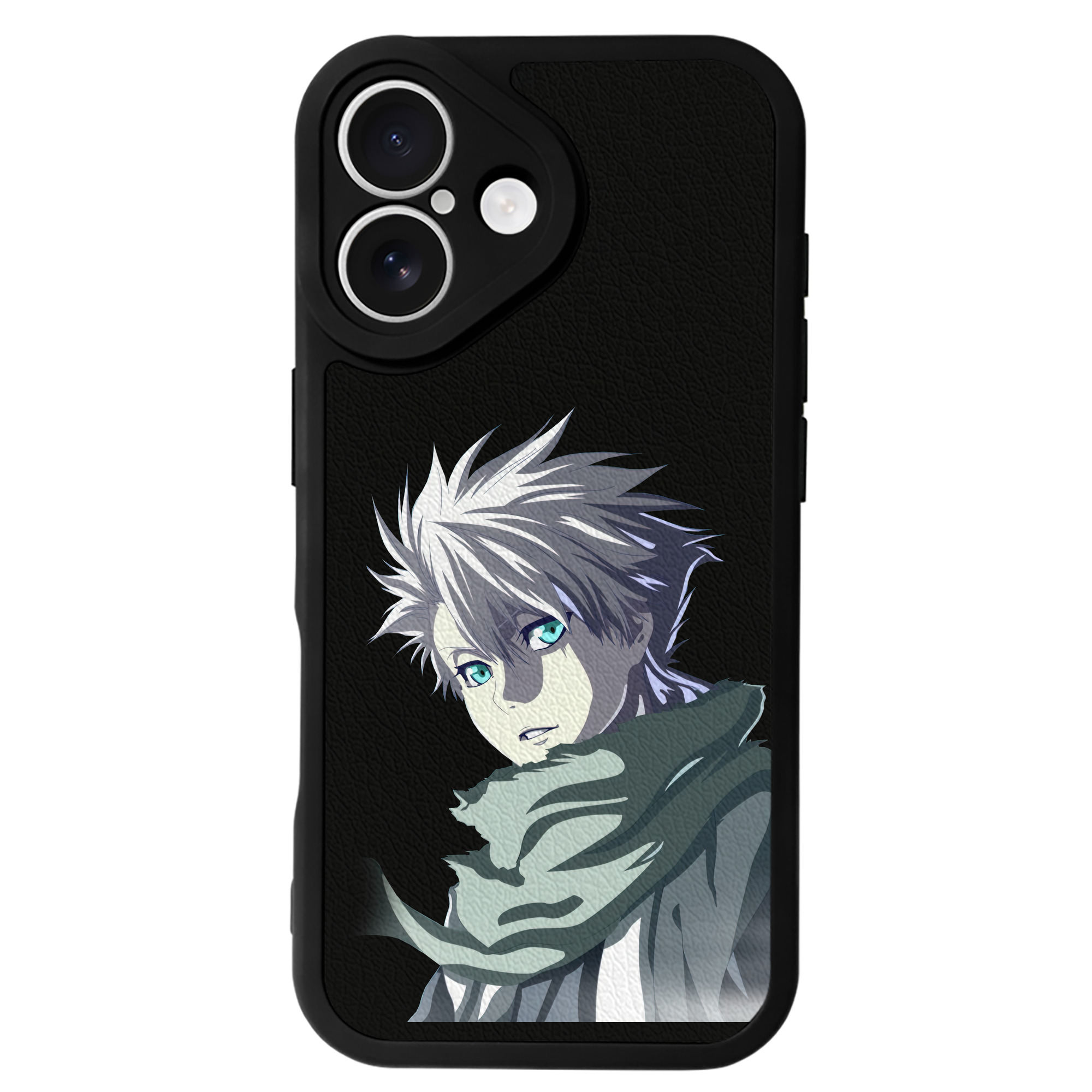 （画像用） ブリーチ 日番谷冬獅郎（ひつがや とうしろう） BLEACH Hitsugaya Toushirou 【iPhone 16シリーズ対応】シリコンスマホケース（レザー調） 材質：シリコン